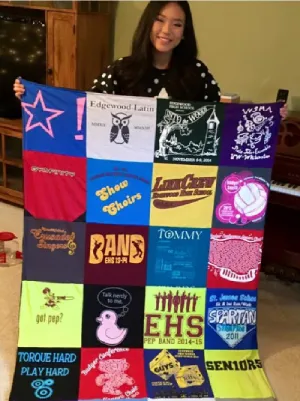 Project Repat Custom TShirt Quilt