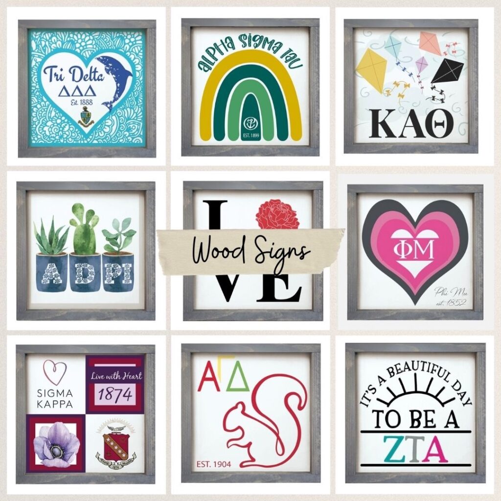 Sorority Wood Signs Instgram Post - 1
